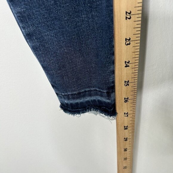 Spanx Ankle Skinny Jeans Womens Size Small Pull On High Rise Frayed - Picture 7 of 11